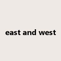 east and west是什么意思