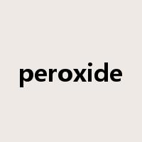peroxide是什么意思