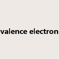 valence electron是什么意思