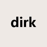 dirk是什么意思