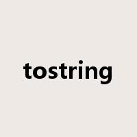 tostring是什么意思