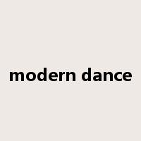 modern dance是什么意思
