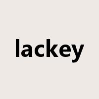 lackey是什么意思