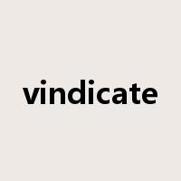 vindicate是什么意思