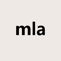 mla是什么意思