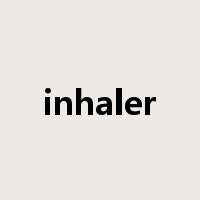 inhaler是什么意思