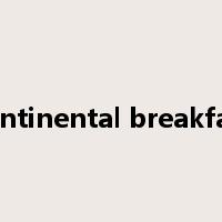 continental breakfast是什么意思