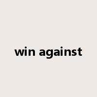 win against是什么意思
