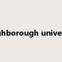 loughborough university是什么意思