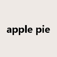 apple pie是什么意思