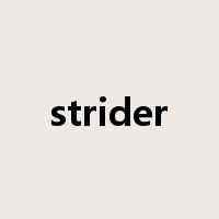 strider是什么意思