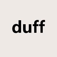 duff是什么意思