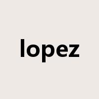 lopez是什么意思