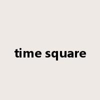 time square是什么意思