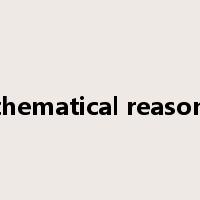 mathematical reasoning是什么意思