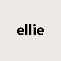 ellie是什么意思