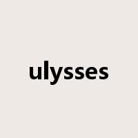 ulysses是什么意思