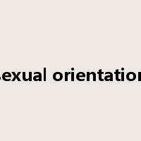 sexual orientation是什么意思