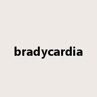 bradycardia是什么意思