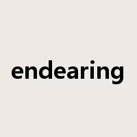 endearing是什么意思