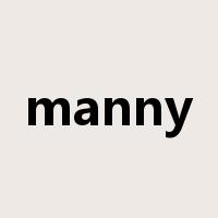 manny是什么意思