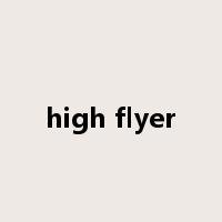 high flyer是什么意思