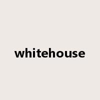 whitehouse是什么意思