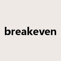 breakeven是什么意思
