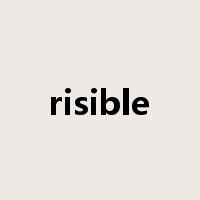 risible是什么意思