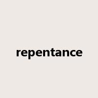 repentance是什么意思