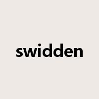 swidden是什么意思