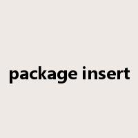package insert是什么意思