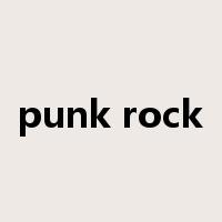 punk rock是什么意思