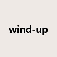 wind-up是什么意思