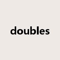 doubles是什么意思