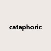 cataphoric是什么意思