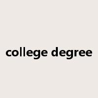 college degree是什么意思