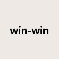 win-win是什么意思