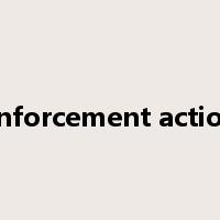 enforcement action是什么意思