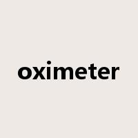 oximeter是什么意思
