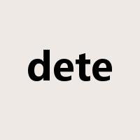 dete是什么意思
