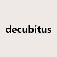 decubitus是什么意思