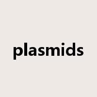 plasmids是什么意思