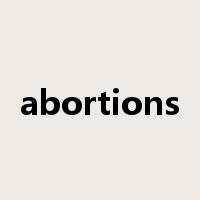 abortions是什么意思