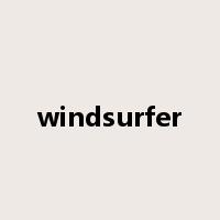 windsurfer是什么意思