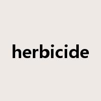 herbicide是什么意思
