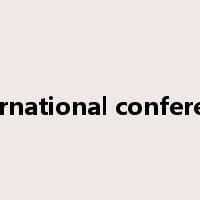 international conference是什么意思