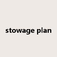 stowage plan是什么意思