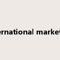 international marketing是什么意思