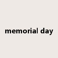memorial day是什么意思